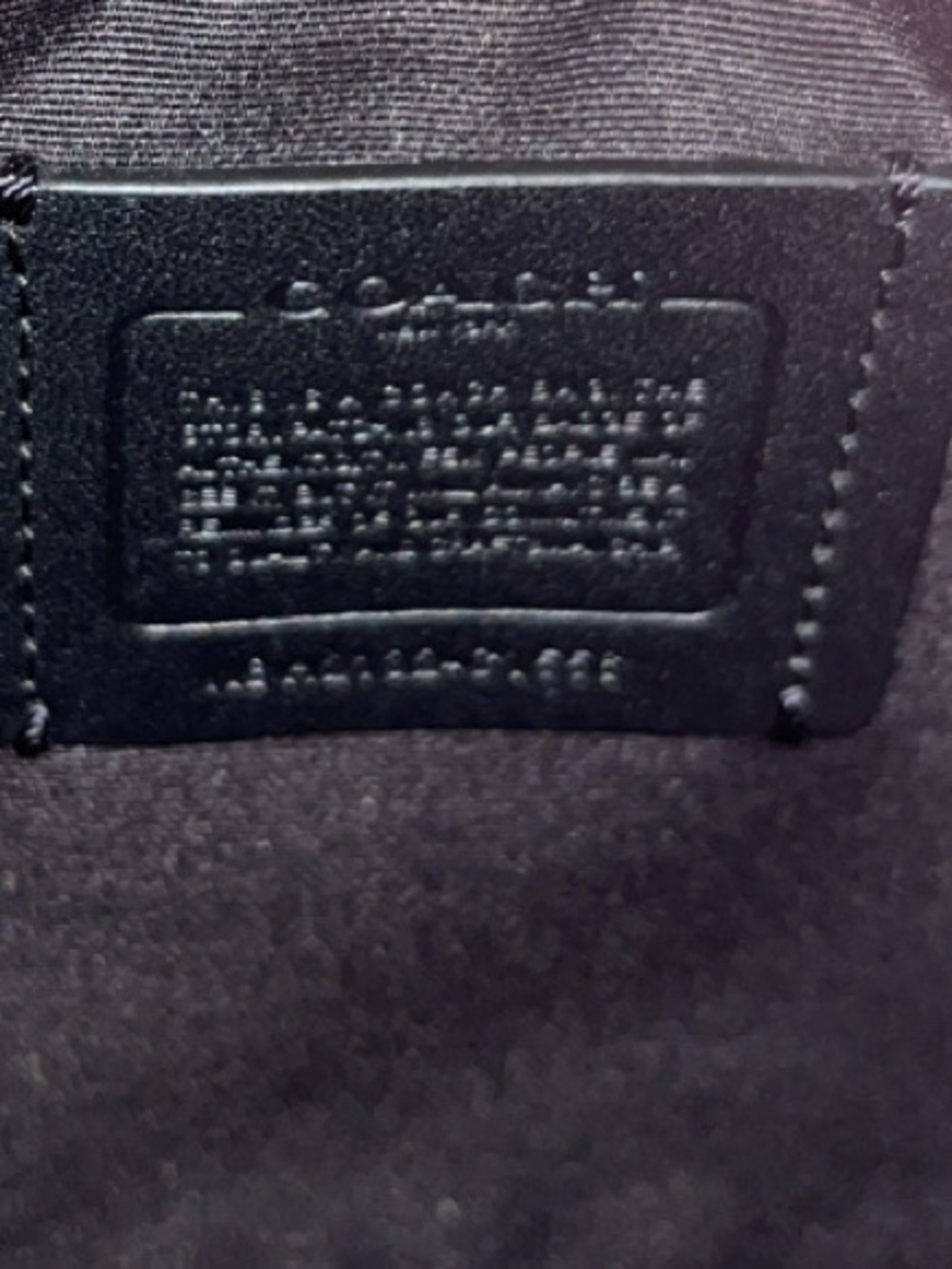 Coach Black Leather Pebbled Crossbody with Gold Hardware - Picture 5 of 6